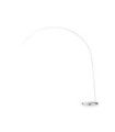 Dorsale Metal Chrome Arched Floor Lamp