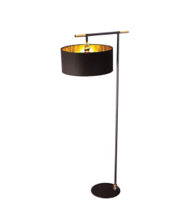 Lámpara de Pie Balance Pantalla Acero Negro