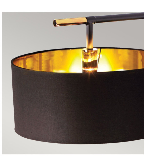 Lampadaire Balance Abat jour en acier Noir
