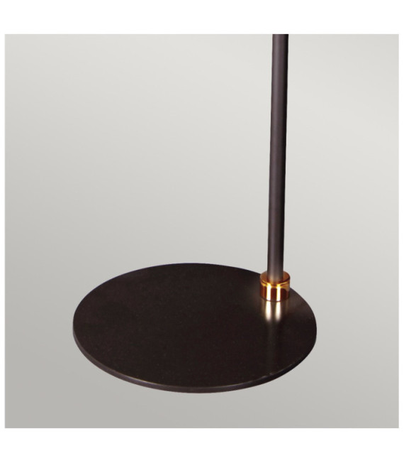 Lámpara de Pie Balance Pantalla Acero Negro
