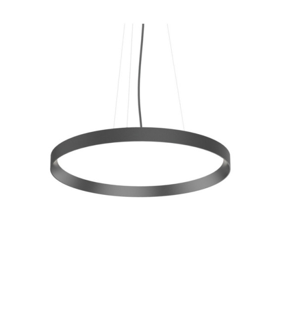 FLY Lámpara colgante LED Vidrio, Metal Negro mate