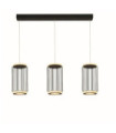 Circolo pendant light Aluminum, mild steel White, black sand