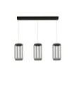 Circolo pendant light Aluminum, mild steel White, black sand