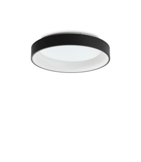 Lámpara de techo LED ZIGGY Metal, plástico negro