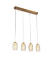 Cyclone pendant light Mild steel, glass, acrylic Bronze