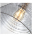 Feiss pendant light Aluminium, Steel, Glass Burnished brass