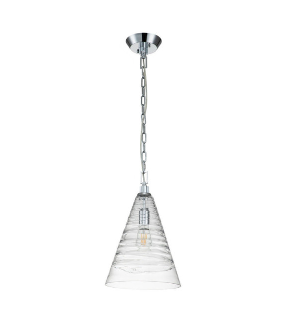 Suspension Feiss Aluminium,Acier,Verre Chrome poli