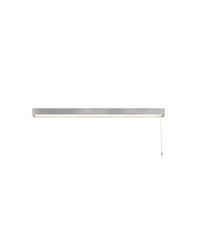Lampada da parete Venti Alluminio, acciaio bianco, cromo