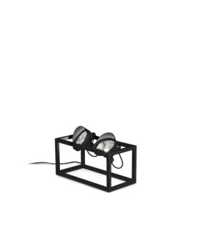 Portable floor lamp AUDIO Metal Black