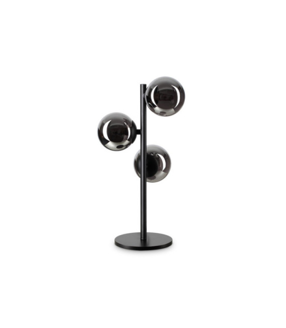 PERLAGE Table Lamp Glass, Black Metal