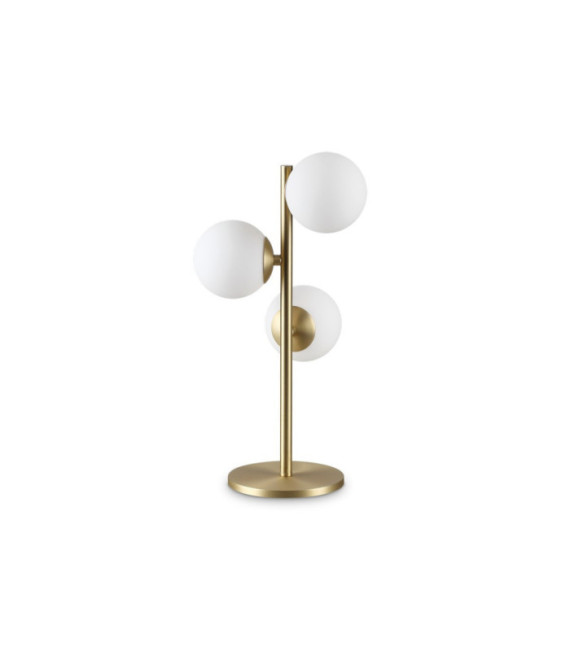 PERLAGE table lamp Glass, Metal Brass