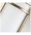 Fusion Wall Light Opal Glass, Steel, Painted Natural Brass