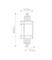 Fusion Wall Light Opal Glass, Steel, Painted Natural Brass