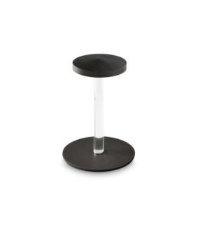 Lampada da tavolo per esterno Toki in plastica nera