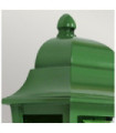 Applique murale extérieur Deco Polycarbonate transparent,aluminium Vert