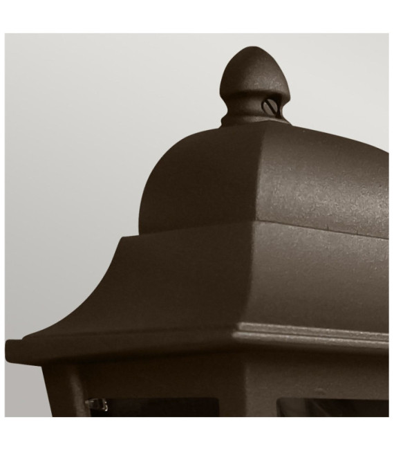 Lampada da parete per esterni Deco Policarbonato trasparente, alluminio Bronzo