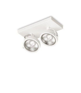 KONIG Spotlight Metall, weißer Kunststoff