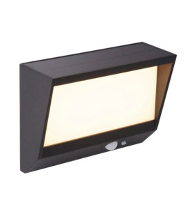 Applique murale Solar Aluminium,polycarbonate Noir mat