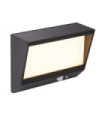 Solar wall light Aluminum, polycarbonate Matt black