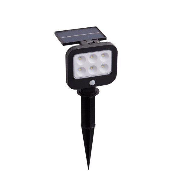 Solar ABS, Polycarbonate stake light Satin black