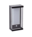 Applique murale Solar Aluminium,polycarbonate Noir mat