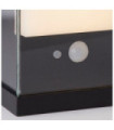 Applique murale Solar Aluminium,polycarbonate Noir mat