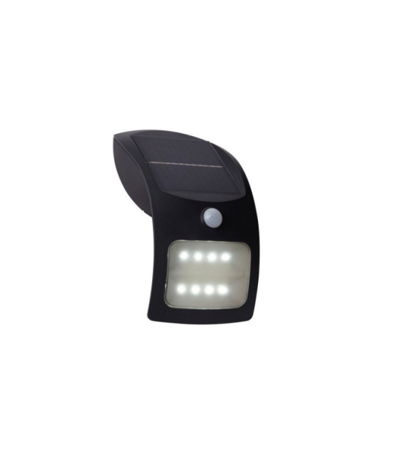 Solar wall light ABS, Polycarbonate Matt black