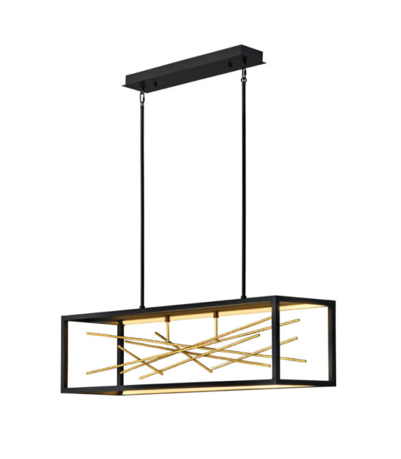 Hinkley Suspension Steel Black and gold gold