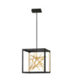 Suspension LED Hinkley Acier Or noir et doré