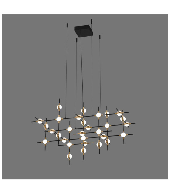 Provenza LED pendant light Black, Gold