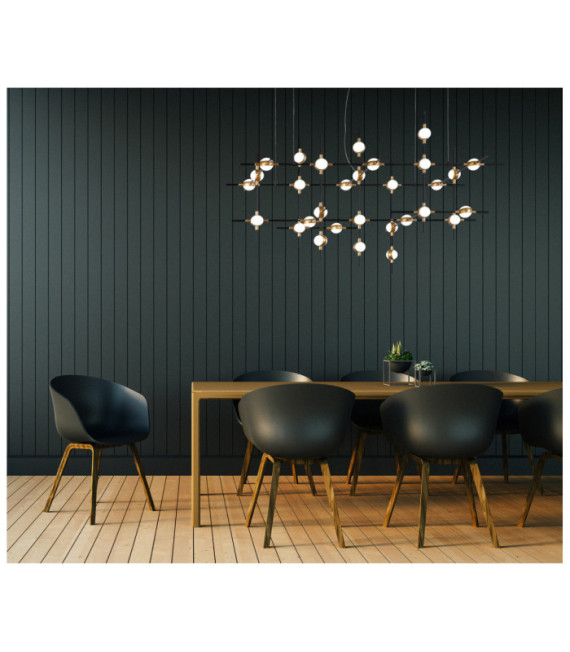 Provenza LED pendant light Black, Gold