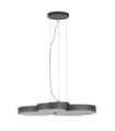 Larissa LED pendant light Metal alloy, plastic Black
