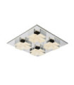 Clarise Ceiling Light Steel Silver, Chrome