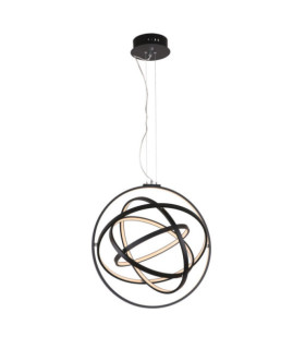Tryton pendant light Metal alloy, aluminum Black