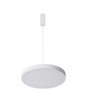 Orbital LED pendant light Acrylic, metal alloy White