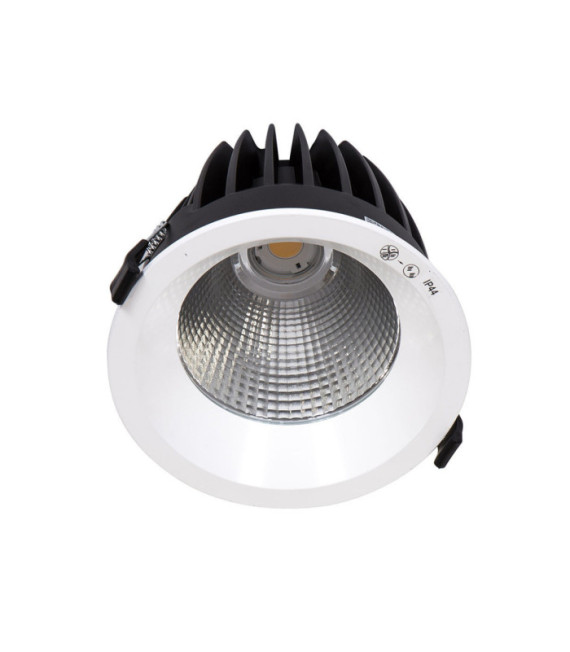 Lampe sur pied extérieur Kerez Aluminium Blanc