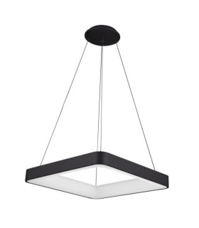 Suspension LED Giacinto Acrylique,Aluminium Noir