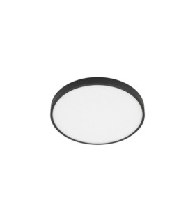 Riberio Lámpara de techo Plástico, Aluminio negro