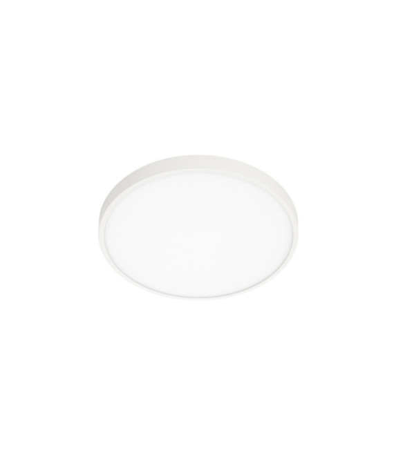 Plafoniera Riberio Plastica, Alluminio Nero