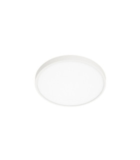 Riberio Lámpara de Techo Plástico, Aluminio Blanco