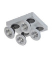 Multiple spotlight Catalina Aluminum White, Gray