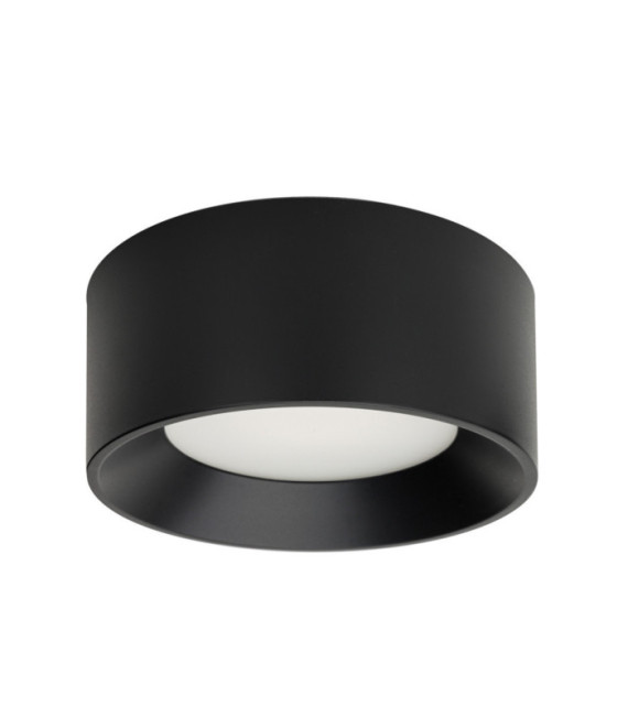 Lampada da soffitto Sirius in plastica nera