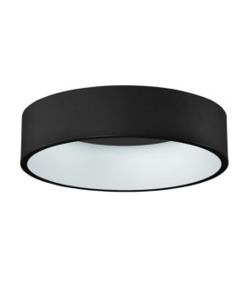 Chiara Ceiling Light Acrylic, Black Aluminum