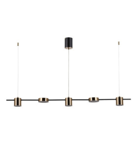 Remdal pendant light Plastic, steel, aluminum Brass