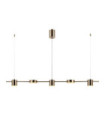 Remdal pendant light Plastic, steel, aluminum Brass