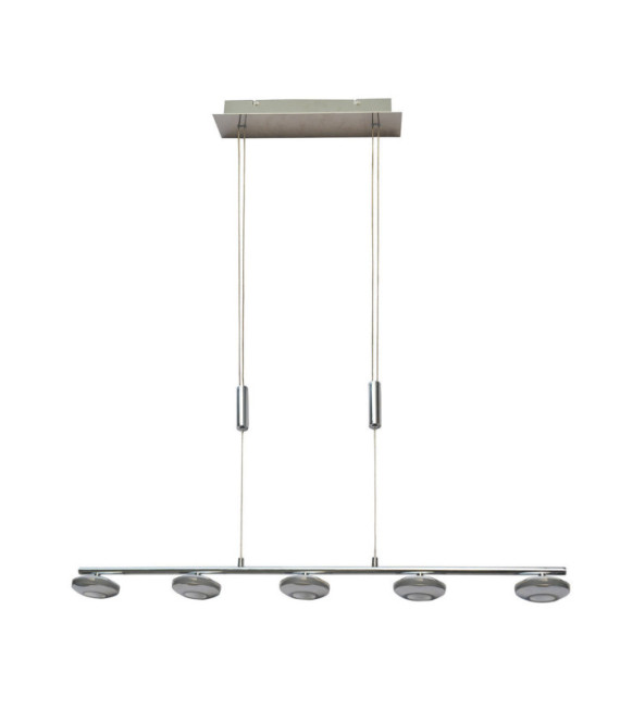 Suspension LED Marley Alliage métallique Chrome