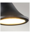 Selma outdoor floodlight Glass, stainless steel, die-cast aluminum Black