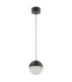 Suspension Kichler Fer,acrylique avec puce de zircone,aluminium Noir mat