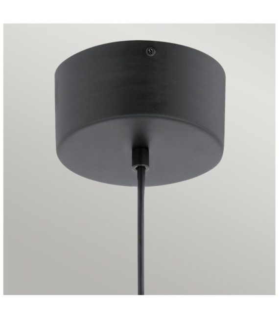 Kichler pendant light Iron, acrylic with zirconia chip, aluminum Matte black