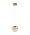 Suspension Kichler Fer,acrylique avec puce de zircone,aluminium L'or champenois